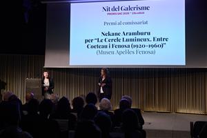 Nekane Aramburu rep el Premi GAC 2026 al millor comissariat per l’exposició sobre Cocteau i Fenosa. Fundació Apel·les Fenosa