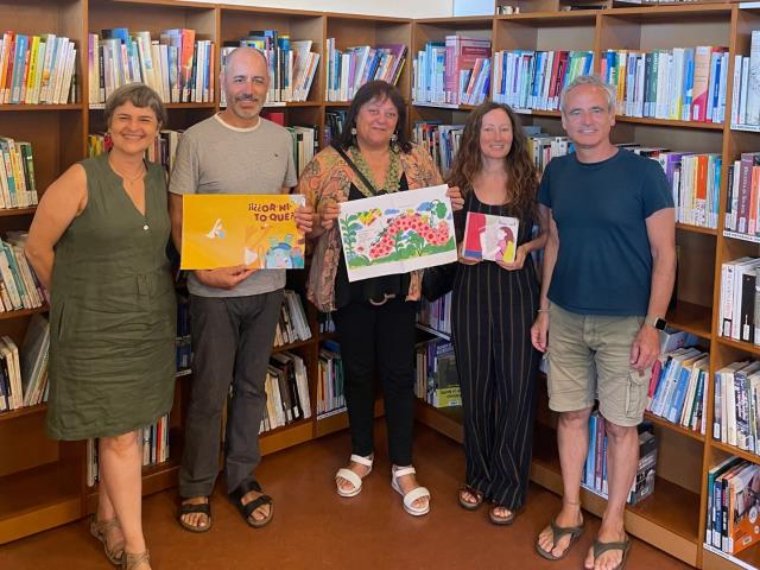 Nieves Poudereux i Sara Arosio guanyen el Premi Mercè Llimona i Raymat 2026 amb 'Flaminquita'. Ajuntament de Vilanova