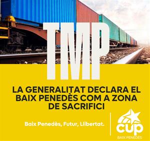 No a la Terminal de Mercaderies del Penedès a l'Arboç. Eix