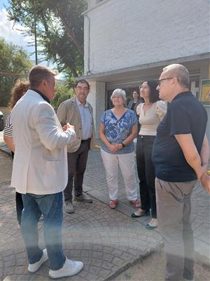 Núria Parlon visita Olivella per conèixer el model de seguretat del municipi