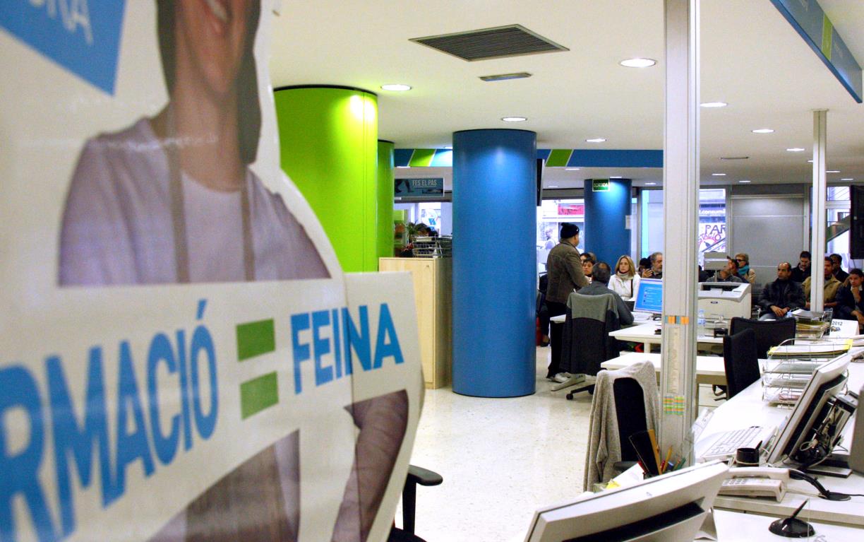 Oficina del Servei d'Ocupació de Catalunya. ACN / Oriol Campuzano