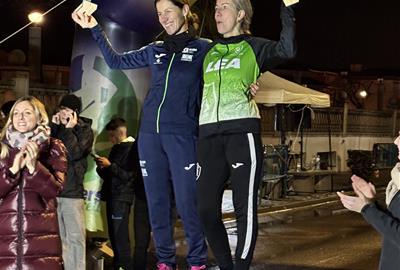 Olga Cabrera al Gran Premi de marxa d’El Vendrell. Eix