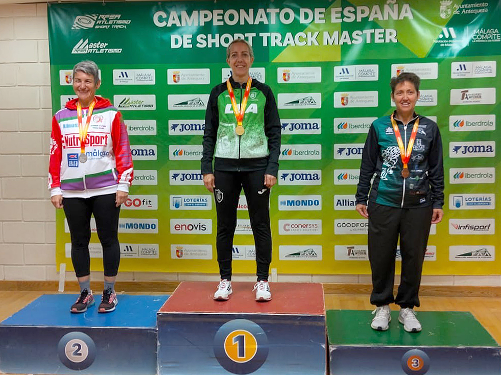 Olga Cabrera es proclama Campiona d’Espanya màster en 3 km marxa. Eix
