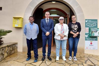 Ordeig visita Olivella per conèixer el model de prevenció d’incendis forestals del municipi. Ajuntament d'Olivella