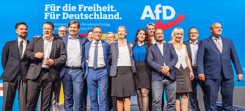 AfD (Alternativa per Alemanya) . Eix