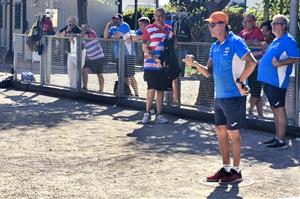 Partit del Club Petanca Vilanova i la Geltrú a Sant Boi