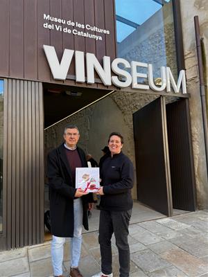Pedro Campos, reelegit president-degà dels enòlegs catalans a la 42a Assemblea celebrada al VINSEUM. ACN