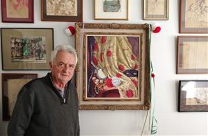 Pere Ruiz de Castanyeda, en una foto recent a casa seva. Eix