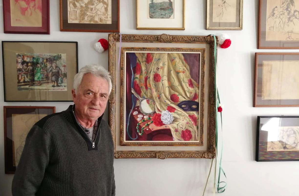 Pere Ruiz de Castanyeda, en una foto recent a casa seva. Eix