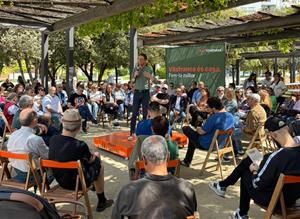 Pere Sàbat es presenta com a candidat d’ERC a Vilafranca amb la proposta d’una “Vilafranca de 10”. ERC