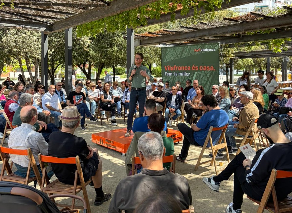 Pere Sàbat es presenta com a candidat d’ERC a Vilafranca amb la proposta d’una “Vilafranca de 10”. ERC
