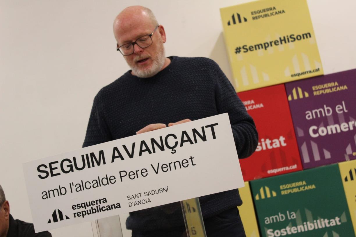 Pere Vernet repetirà com a candidat d’ERC a l’alcaldia de Sant Sadurní d’Anoia el 2027. ERC