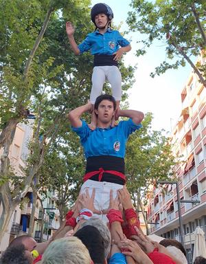 Pilar Aleix dels Castellers del Foix