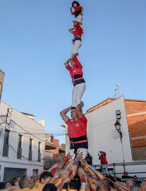 Pilar de 5 dels Minyons de l'Arboç . Eduard Kemperman