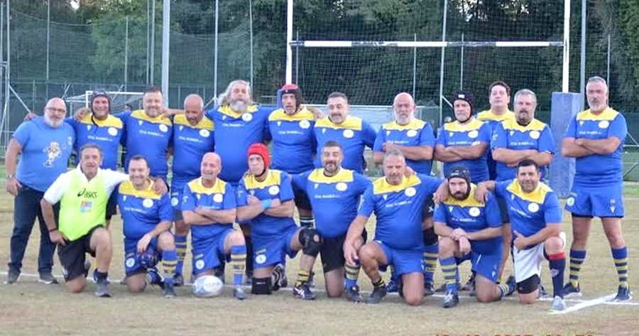 Plantilla del Gran Riserva Roma Rugby. Eix