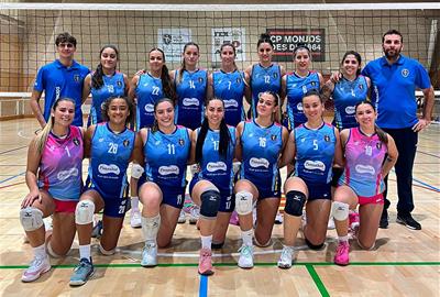 Plantilla del sènior femení del CV Monjos. Eix