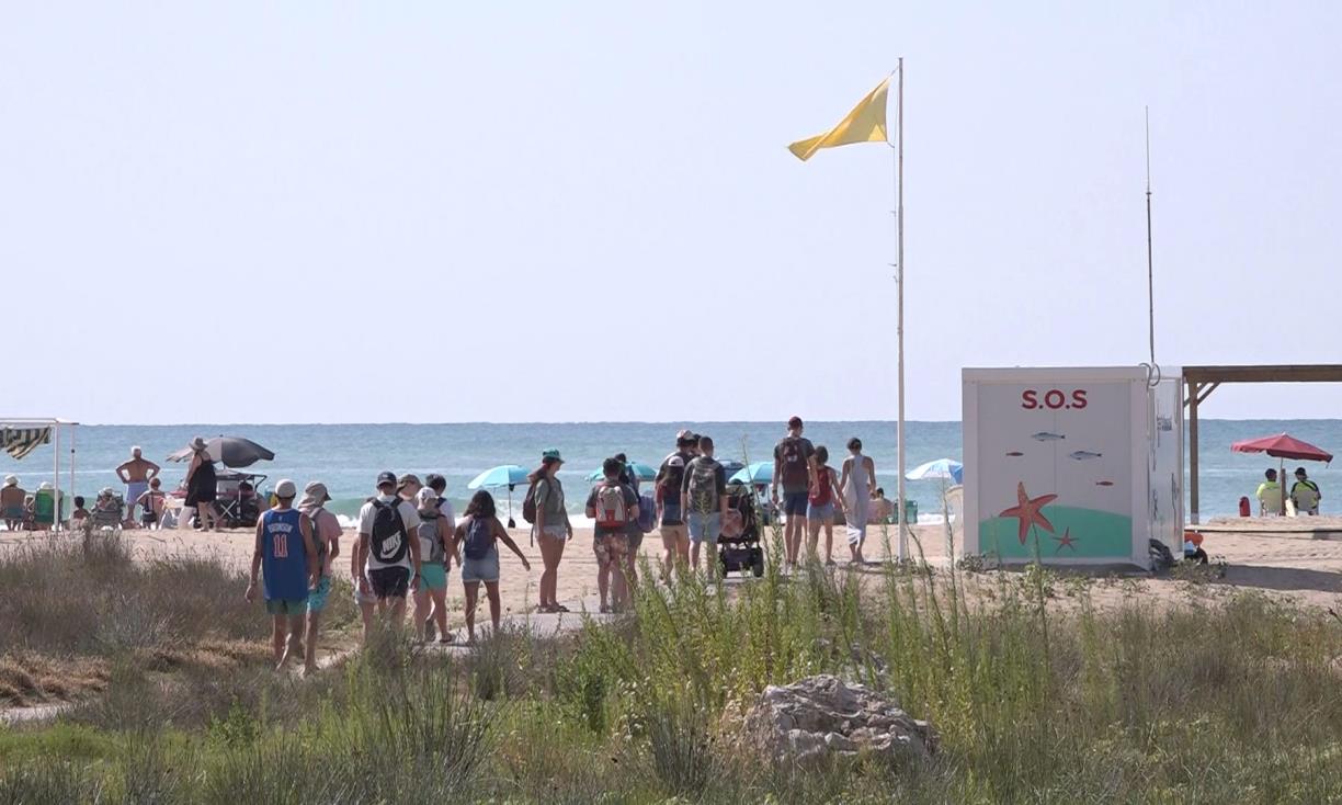 Platja de Coma-ruga. Eix