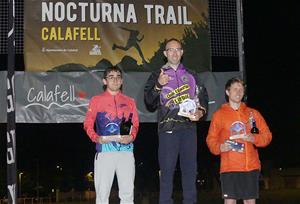 Podi de la Nocturna Trail de Calafell. calafellvalo