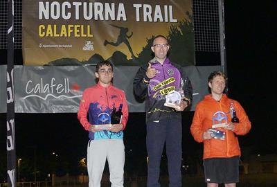 Podi de la Nocturna Trail de Calafell. calafellvalo