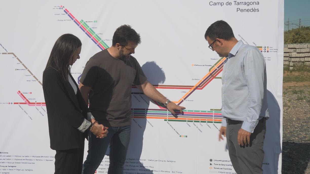 Presentació de la poroposta del bypass ferroviari. Eix
