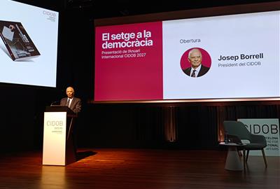 Presentació de l’Anuari Internacional CIDOB 2027. Eix