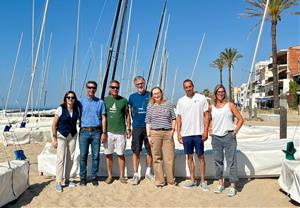 Presentació del Campionat de Catalunya de Patí a Vela al Vendrell. Eix