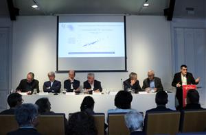 Presentació en roda de premsa de l’Informe Fènix, una anàlisi sobre el model econòmic vigent a Catalunya . ACN / Andrea Salazar