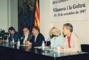 Primer encontre de ciència-ficció en llengua catalana celebrat a Vilanova l’any 1997. EIX