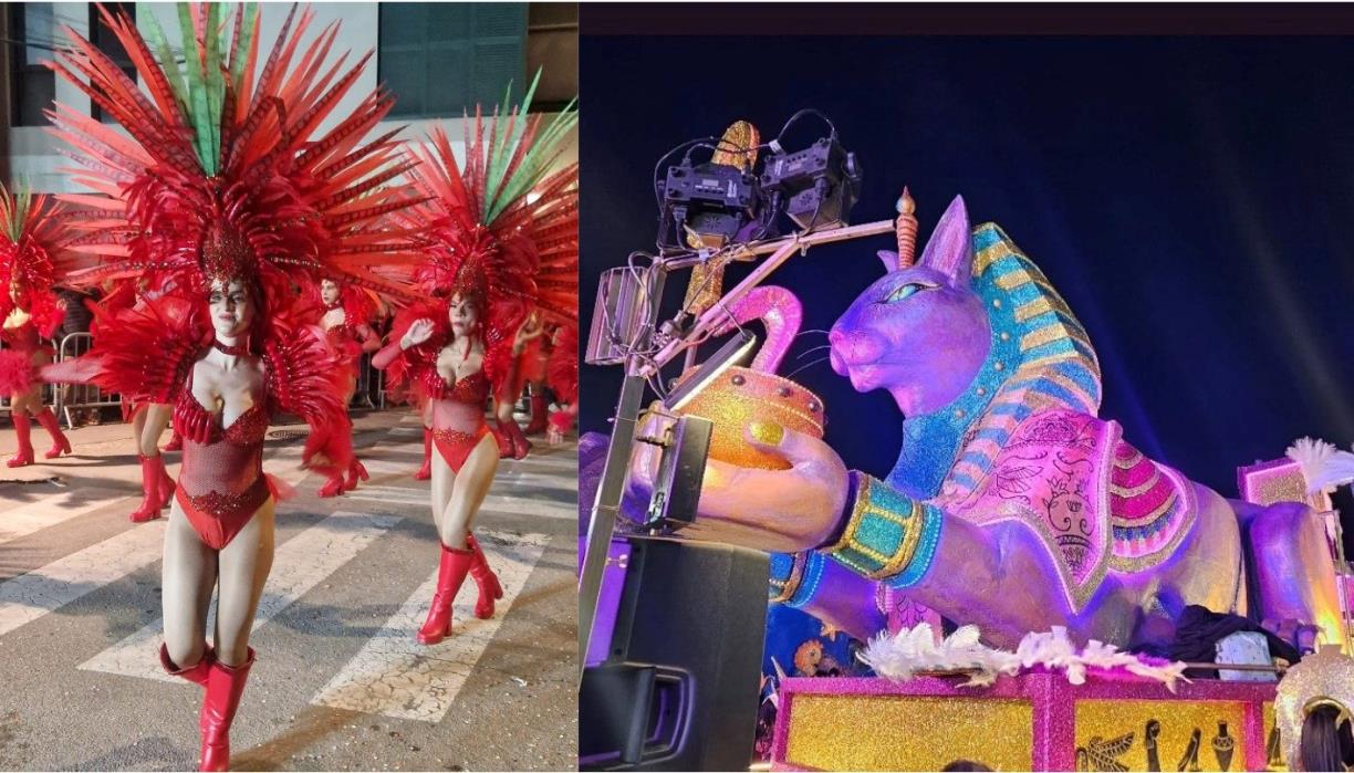 Prop de 7.000 persones desfilen a la Gran Rúa de Carrosses i Comparses de Cunit. Ajuntament de Cunit