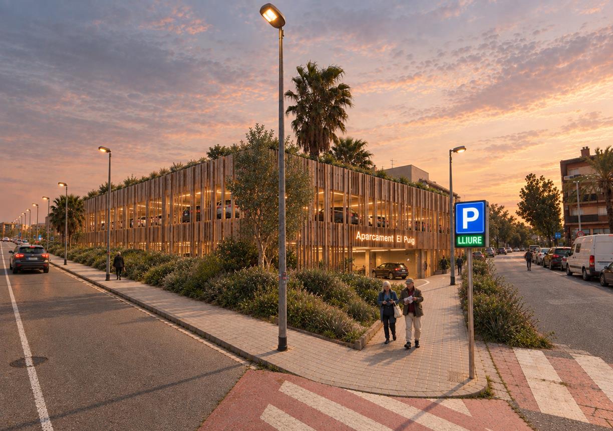 Proposta d'aparcament en superfície al barri del Puig i el Pèlag. Unitat Vendrellenca