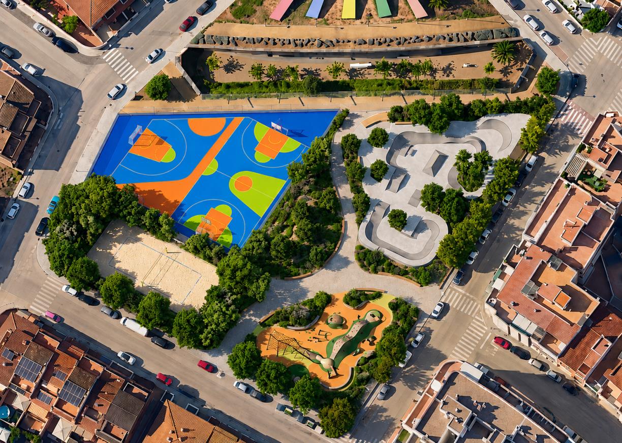 Proposta recuperació i transformació de l'antic solar de l'escola Marta Mata, al barri de Mas d’en Gual. Unitat Vendrellenca