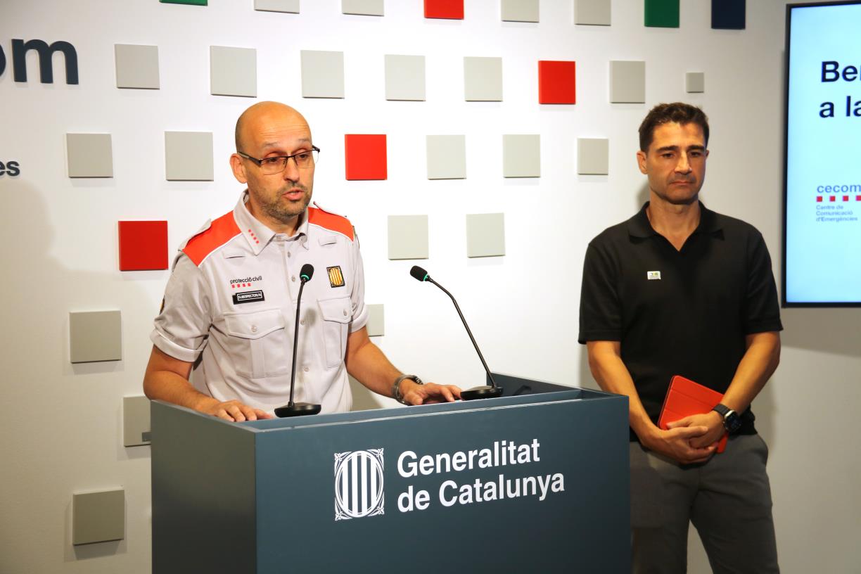 Protecció Civil i Meteocat demanen limitar la mobilitat i seguir l’episodi de pluges 