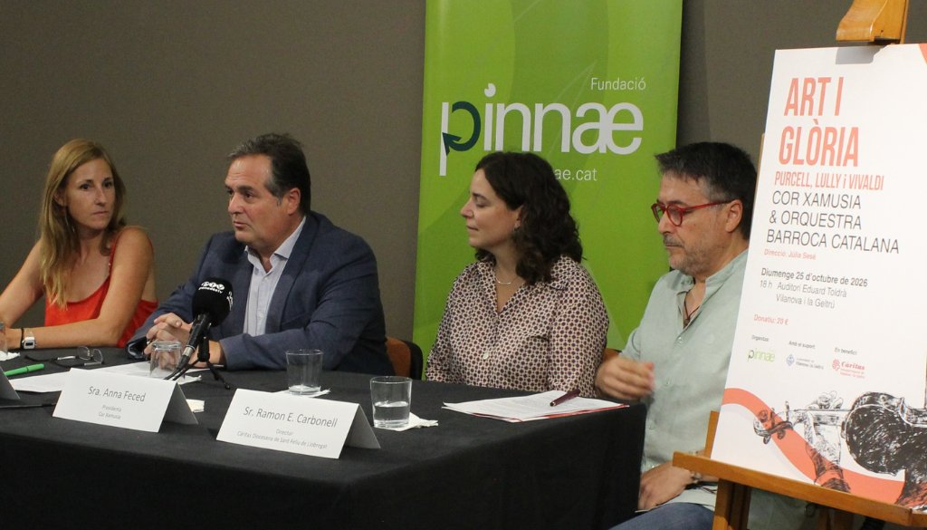 Purcell, Lully i Vivaldi uneixen música barroca i solidaritat en dos concerts al Penedès. Fundació Pinnae