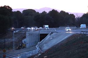 Reobre completament l'AP-7 en sentit sud a Gelida