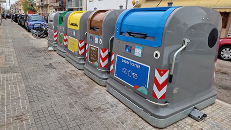 Ribes comença a activar l'obertura amb clauer dels contenidors de residus. Ajt Sant Pere de Ribes