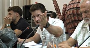 Robert Monzonis, regidor portaveu de Junts per Cubelles . Canal Blau