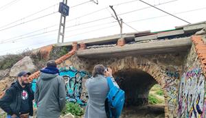 Roda de premsa de les CUP del Garraf i en Dani Cornellà, diputat al Parlament. CUP