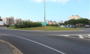Rotonda C-31 a Calafell. Eix