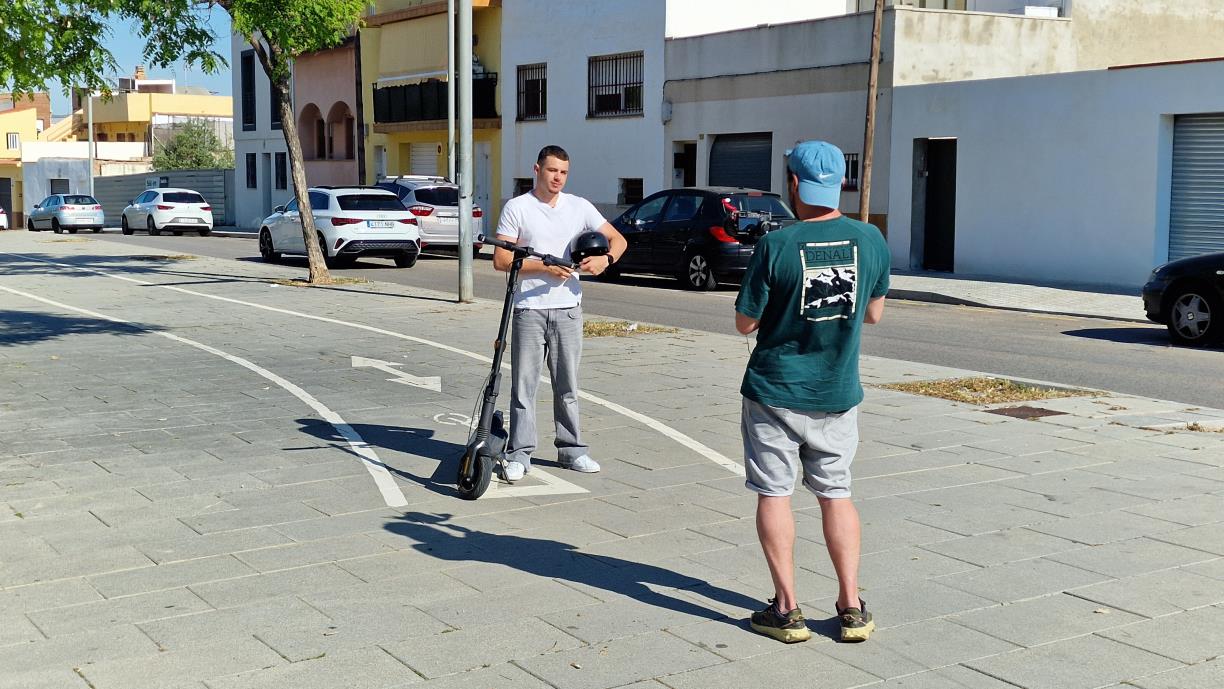Sant Pere de Ribes impulsa una campanya per promoure l'ús segur dels patinets elèctrics. Ajt Sant Pere de Ribes