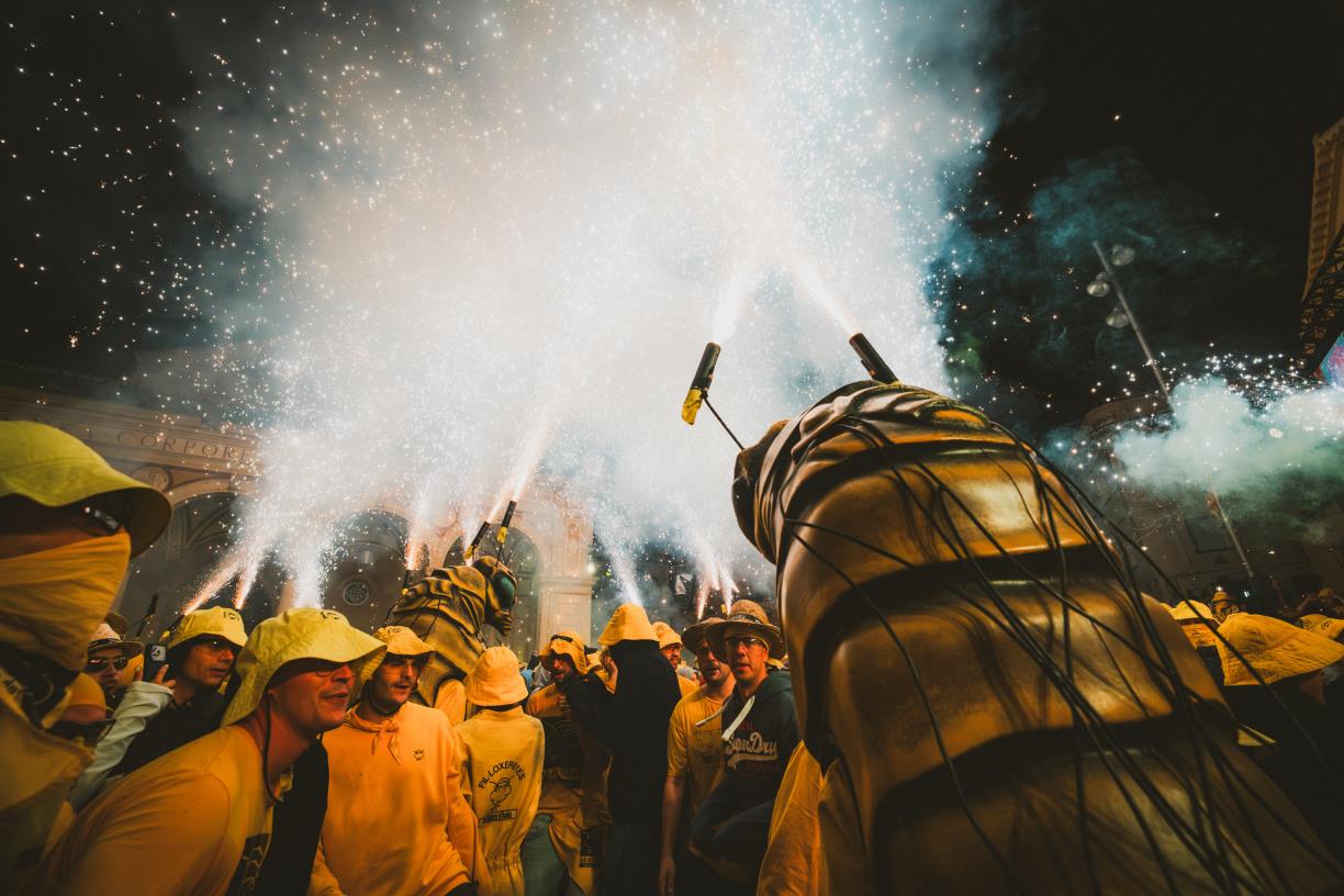 Sant Sadurní d’Anoia supera la pluja i torna a combatre la plaga de la fil·loxera. Festa de la Fil·loxera