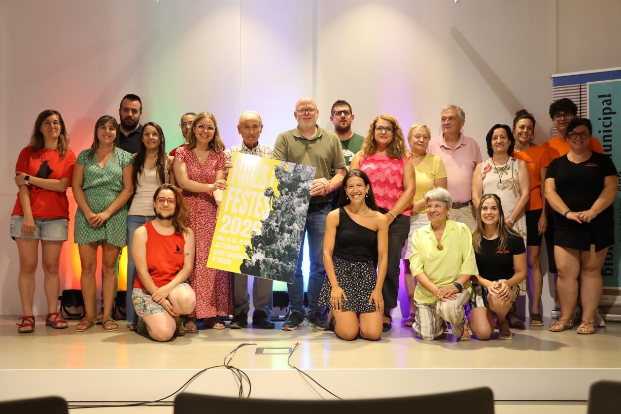 Sant Sadurní presenta unes Fires i Festes amb Els Catarres, The Tyets i Enric Roca com a pregoner. Ajt Sant Sadurní d'Anoia