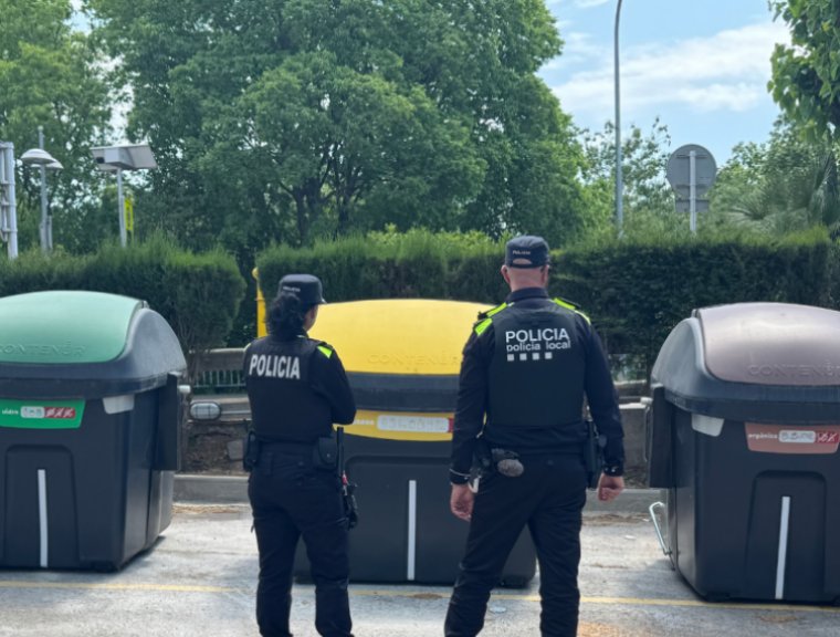 Santa Margarida i els Monjos investiga sabotatges als nous contenidors el mateix dia de la seva posada en marxa. EIX