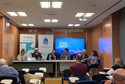 Seminari sobre la salut organitzat per la Federació d'Associacions Veïnals de Vilanova. Eix