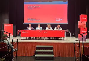 Sessió del Consell de Federació del PSC Alt Penedès Garraf a Castellet i La Gornal. Eix