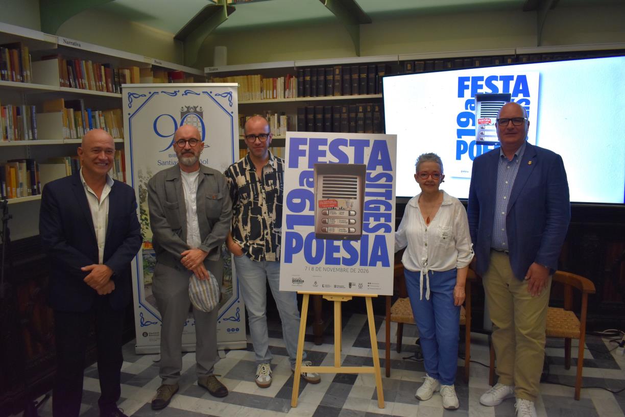 Sitges homenatjarà sis poetes en la 19a Festa de la Poesia. Ajuntament de Sitges