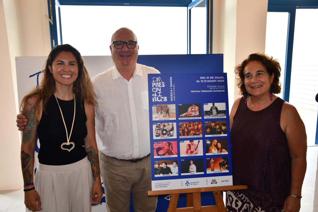 Sitges reivindica el talent local amb dotze propostes al cicle Imprescindibles 2026. Ajuntament de Sitges