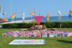 Sitges reivindica la igualtat i la justícia en el Dia Internacional contra l’LGTBI-fòbia. Ajuntament de Sitges