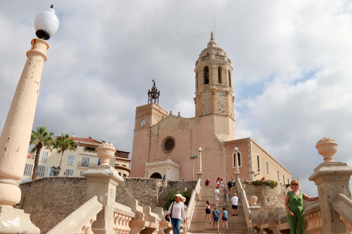 Sitges restaurarà el campanar de Sant Bartomeu i Santa Tecla per garantir-ne la seguretat. Ajuntament de Sitges