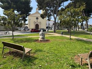 Sitges reubica dues escultures per dignificar-les dins del pla del Parc escultòric. Ajuntament de Sitges