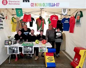 Stand del Rugbi Nova Olivella. Eix